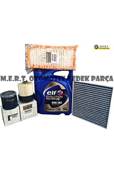 M.E.R.T. OTOMOTİV-YEDEK PARÇA Renault Symbol 1.5 Dci Yağ Bakım Filtre Seti (2...
