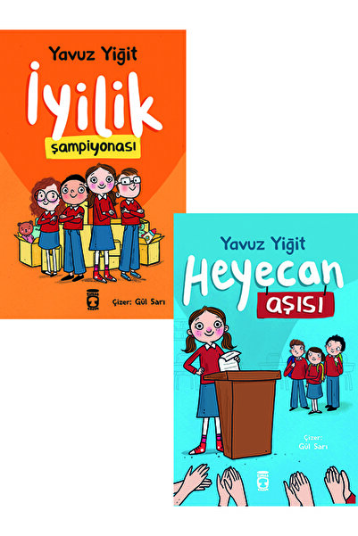 Timaş Çocuk 2. ve 3. Sınıf Okuma Seti 2 Kitap İyilik Şampiyonası-Heyecan Aşısı