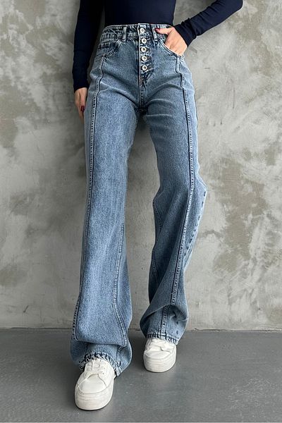 macharel jeans Удобни дънкови панталони с копчета