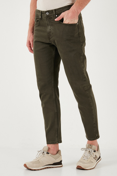 Buratti Men's Jeans - Stretch Cotton, Slim Fit, Regular Waist, Pipe Leg, Jeans 15900S31Milano