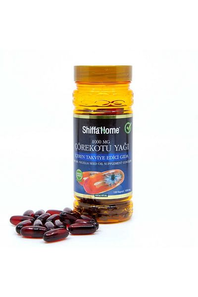 Shiffa Home Black Cumin Oil Softgel 100 Capsules