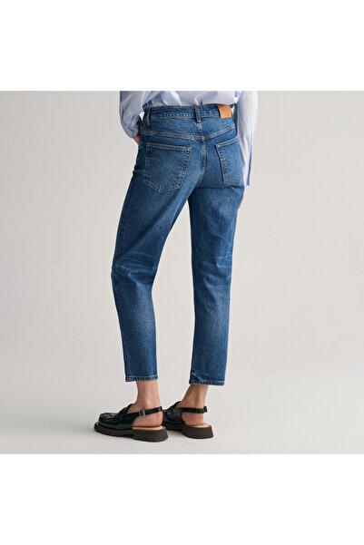 Gant Kadın Mavi Slim Fit Jean Pantolon
