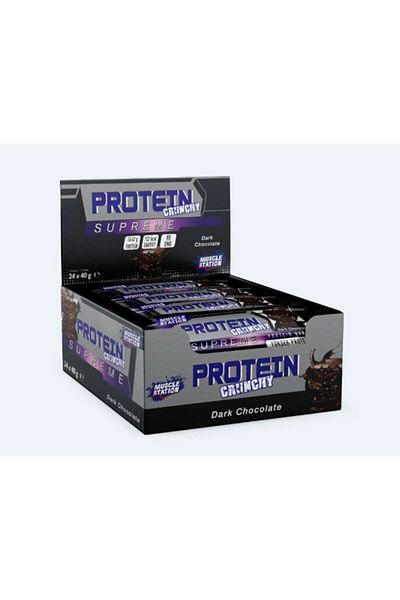 Muscle Station Musclestation Supreme - Dark Chocolate Cut Box of 24