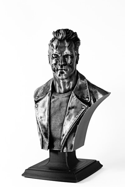 dream3d Terminator Büst / Figür - Arnold Schwarzenegger - 15 cm