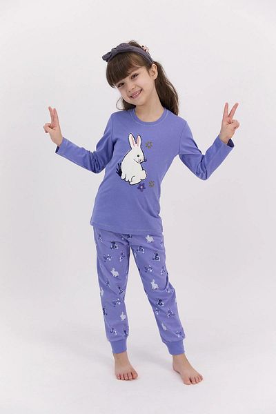 ROLY POLY 2572 Indigo Color Girl's Pajama Set