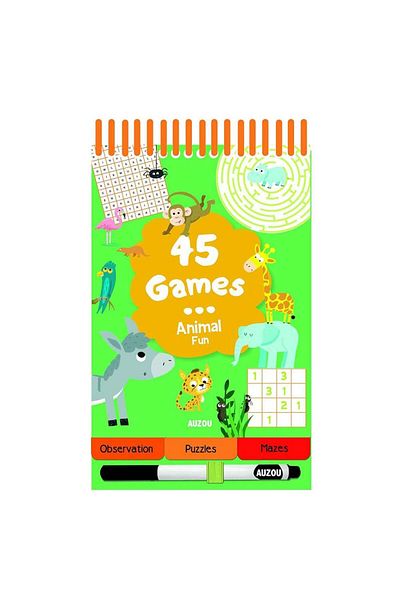 Auzou 45 Games - Animal Fun
