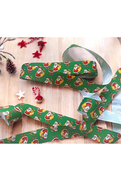 BukiroAtelier Yılbaşı Hediye Paketleme Kurdelesi Çam Ağacı Yılbaşı Kurdelesi ...