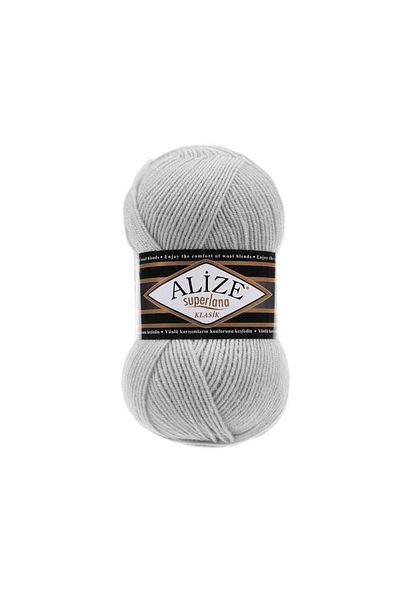 Alize Superlana Classic 168 Sea Shell Vest Cardigan Sweater Lanyard 25% Wool 100 g 280 Meters