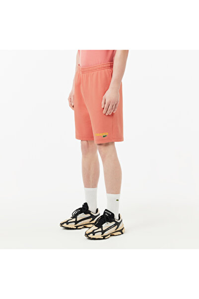 Lacoste Erkek Regular Fit Baskılı Pembe Şort