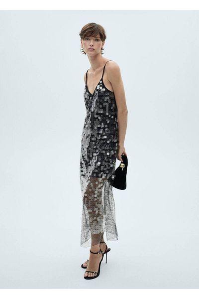 MANGO Woman Double Layer Dress