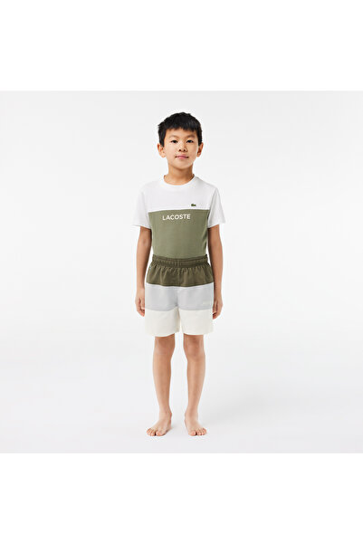 Lacoste Erkek Çocuk Baskılı Renkli Mayo Şort