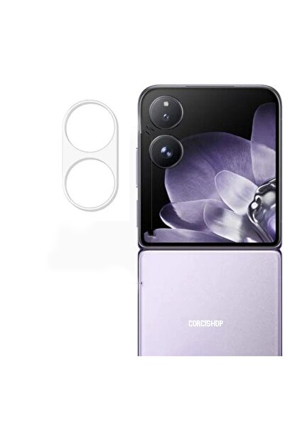 corcishop Xiaomi Mix Flip Lens Kamera Koruyucu Tam Kapatan 3D Şeffaf Kırılmaz...