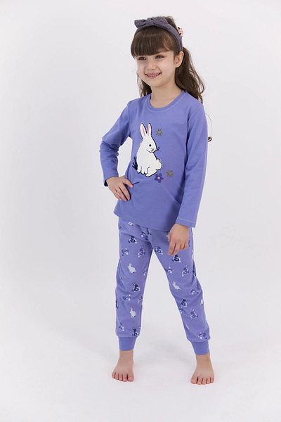 ROLY POLY 2572 Indigo Color Girl's Pajama Set