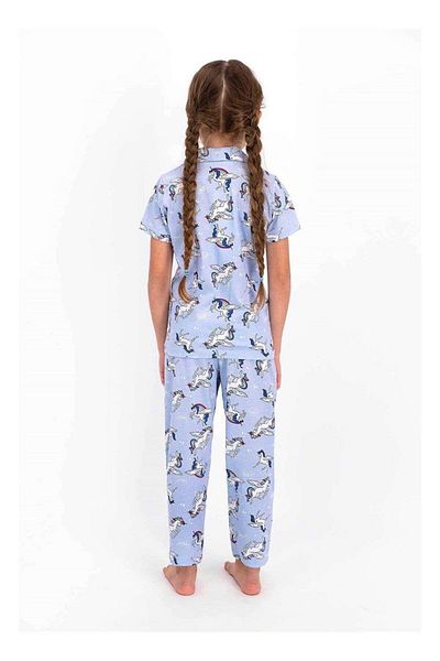 ROLY POLY 2416 Model Blue Girl Set de lenjerie de dormit pentru chelner