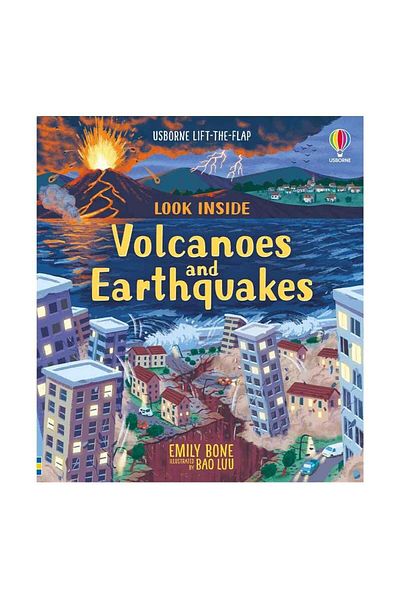 Usborne Look Inside Volcanoes And Earthquakes