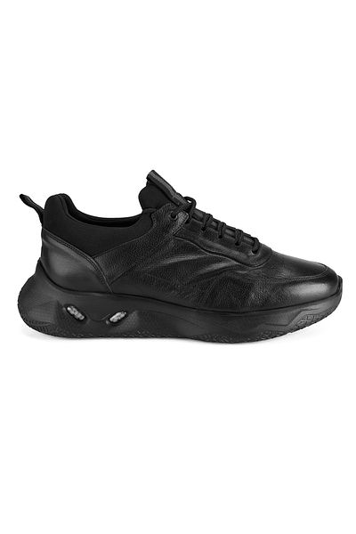 Desa Ανδρικά δερμάτινα αθλητικά παπούτσια Franny Black