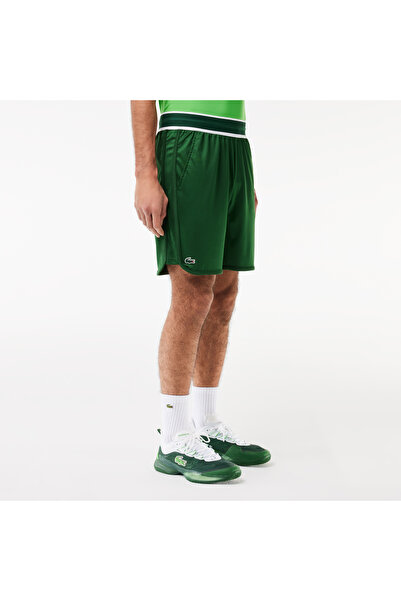Lacoste SPORT x Daniil Medvedev Erkek Regular Fit Yeşil Şort