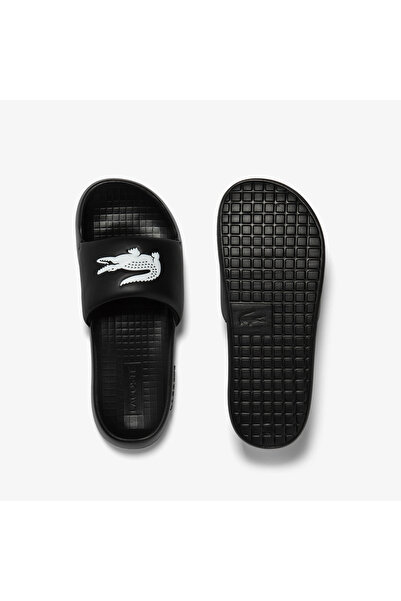 Lacoste Croco 1.0 Kadın Siyah Terlik