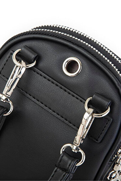 Nas Bag Geantă Crossbody cu piatră argintie