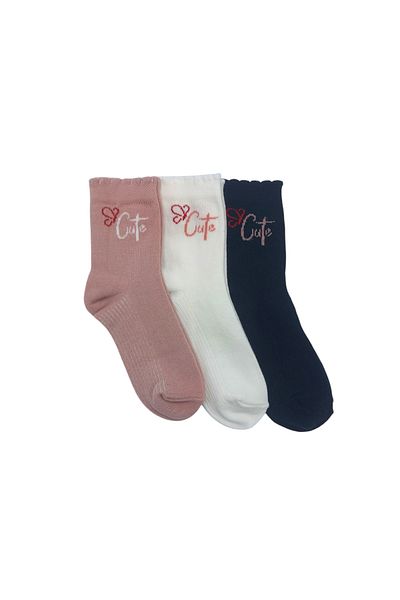Ollero 3 Pairs of Girl's Socks