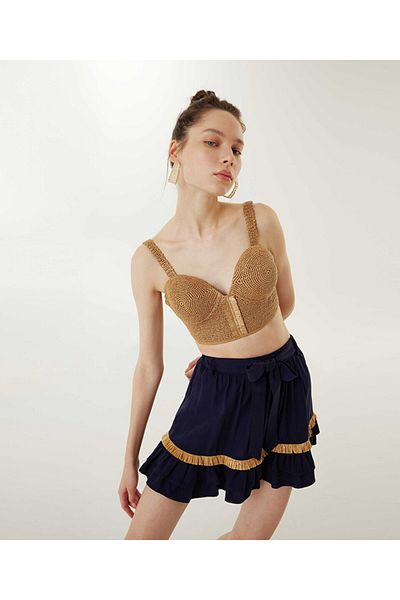 Twist Mix-Stoff-Bustier