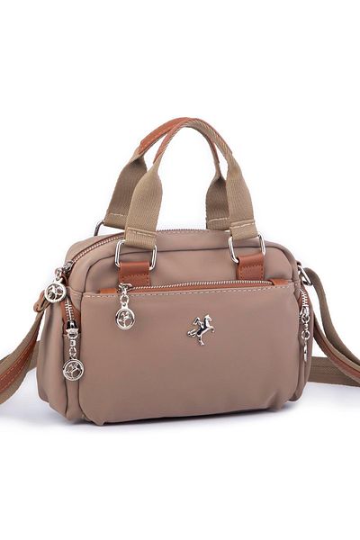Nas Bag Geantă de damă Mink Crossbody cu mai multe compartimente