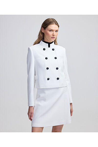İpekyol Contrast Buttoned Jacket