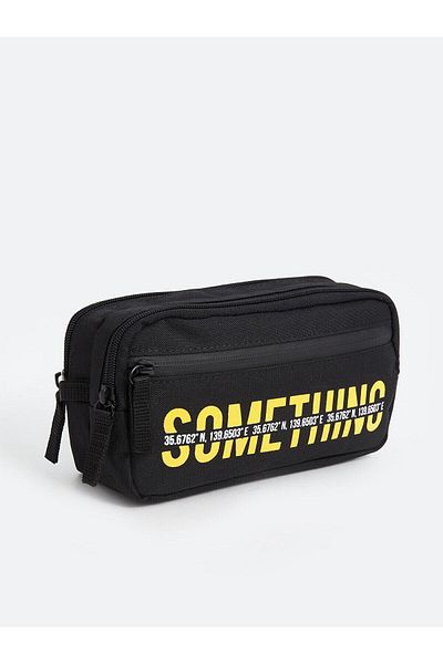 LC Waikiki LCW ACCESSORIES Husă pentru creion cu fermoar cu text imprimat