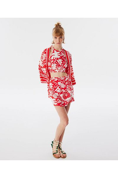 Twist Gemusterter Kimono – stilvolles und praktisches Design