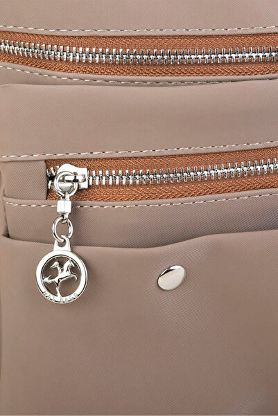 Nas Bag Backpack and Shoulder Bag with Transformable Design - Mink