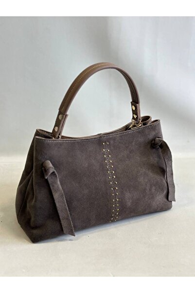 çkn sedat çakan çanta & fular & aksesuar حقيبة كتف نسائية من جلد الغزال الأصلي