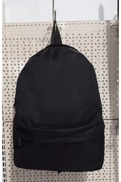 By Polo Club Düz Siyah Günlük Seyahat Kurs Sırt Çantası Plain Black Daily Travel Course Backpack (HUGBAG)