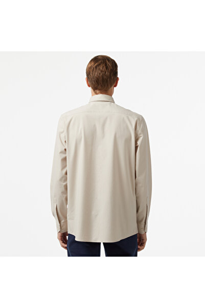 Lacoste Erkek Regular Fit Bej Gömlek