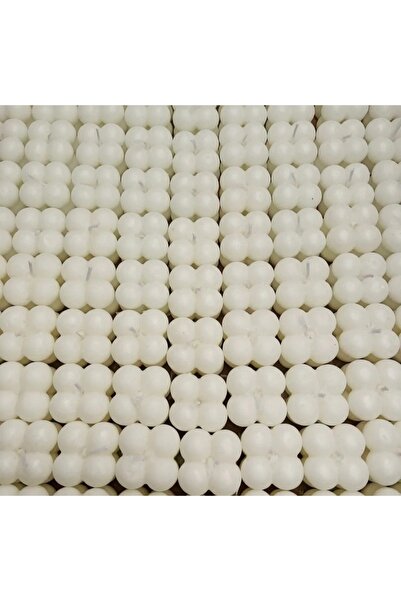 Genel Markalar Mini Bubble Mum Seti Hediyelik Beyaz 25 Adet