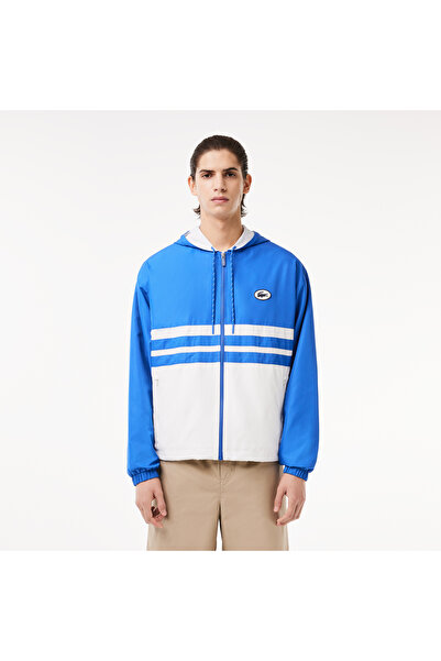 Lacoste Erkek Kapüşonlu Mavi Mont