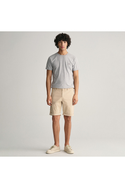 Gant Erkek Krem Regular Fit Şort