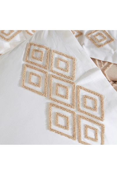 Şekerbibi Liya 9 Pieces - Pique Cappuccino Duvet Cover Set