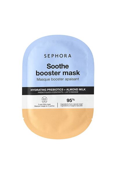 SEPHORA COLLECTION Soothe Booster Mask - Strengthening & Moisturizing Sheet Mask with Almond Milk Content - 1 Piece