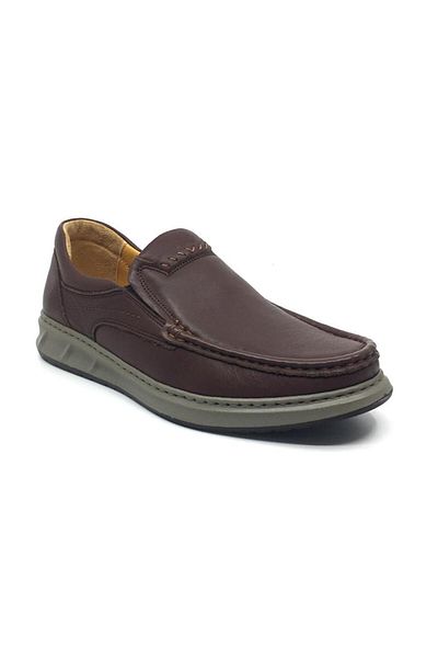 Luis Figo 100% Genuine Leather Orthopedic Men's Comfortable Daily Loafer Large Shoes 40-48
