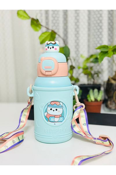 CNSZ 500ml Stainless Steel Thermos Cute Bottle