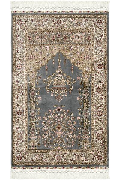Cool Halı Prayer 01 Gray Gift Thick Prayer Rug Dowry Set Bride Groom Couple Bundle Prayer Rug Set
