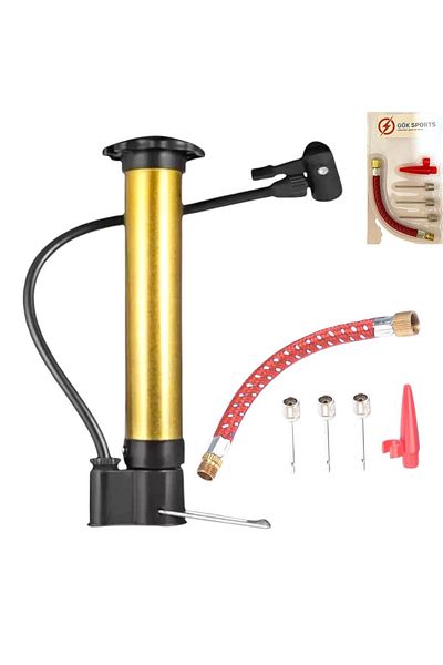 Gök Sports 5 Pieces Mini Handheld - Multi-Purpose Inflator Air Pump and Mattress Set