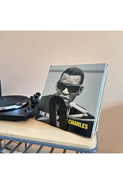 MERZANA Metal Kitap Desteği, Minimalist Plak Standı, Minimalist Kitap Tutucu