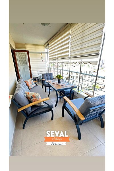 SEVAL AKSESUAR Nilüfer Balkon Takımı