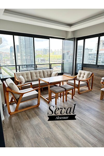 SEVAL AKSESUAR Bodrum Balkon Takımı