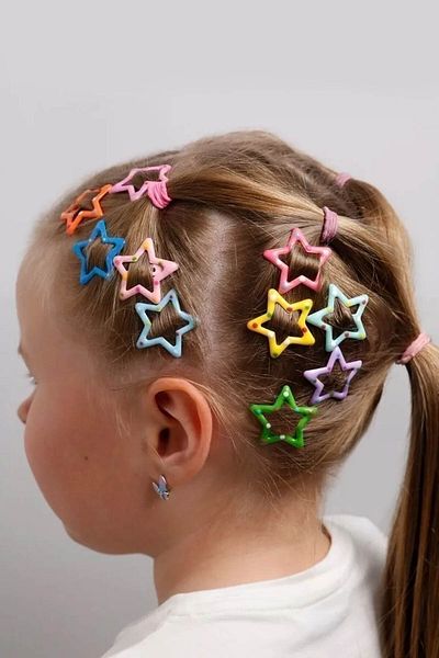 New Obsessions Σετ πόρπης Colorful Star Studs Σετ 6 πακέτο