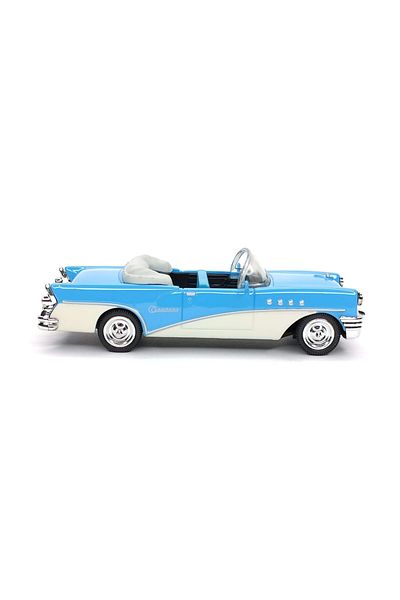 TOYFEST سيارات أمريكية معدنية مرخصة بمقياس 1:43 - 1955 Buick Century - 10 سم