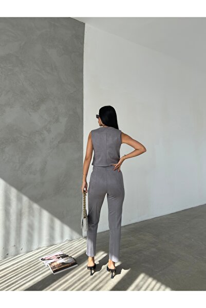 Thil 2453-Thl Model Buckskin and Vest Suit Set