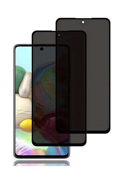 aheaks Samsung Galaxy A71 Çizilmeye Dayanıklı, Parmak Lekesi Önleyici ve Kaba...