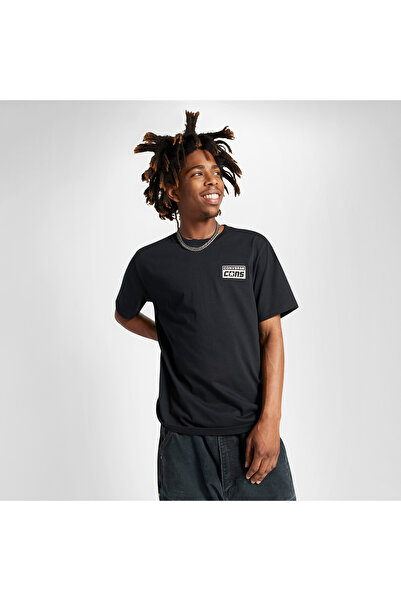 Converse Cons Graphic Erkek Siyah T-Shirt